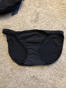 Victoria's Secret Body By Victoria String Bikini Panty Black Medium - Picture 1 of 3