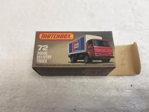 Matchbox Pepsi Dodge Delivery Truck 72 - Picture 1 of 3