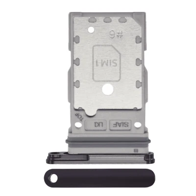 Bandeja Doble Tarjeta SIM Compatible para Samsung Galaxy S23 5G / S23 Plus 5G (Negro) Foto 1 de 4