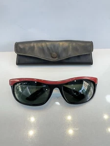 Vintage Rare Ray Ban Balorama Red Sunglasses Bausch And Lomb Bl B&l With Case - Picture 1 of 16