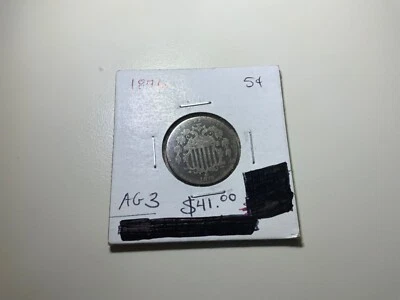 1876 United States Shield Nickel 5c (No rays) - Image 1 of 4