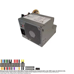 Fuente de alimentación 235W Delta Dell DPS-235DB A M618F 0M618F A01 L Shape Optiplex 360 - Imagen 1 de 4