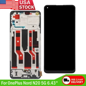 New Full LCD Display Touch Screen Digitizer+Frame For OnePlus Nord N20 5G GN2200 - Photo 1 sur 6