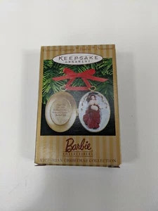 Adorno de recuerdo navideño Barbie elegancia victoriana vintage (QHB6004) 1997 - Imagen 1 de 4