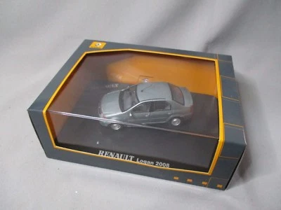 AH404 ELIGOR 1/43 RENAULT LOGAN 2008 BLEU ELECTRIQUE Ref 7711425984 - Photo 1/4