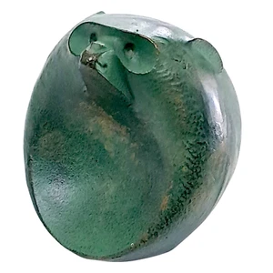 Japanese Fine Art Sotaro Saegusa Monkey Cast Iron Paperweight Sculpture JP M3 - Picture 1 of 11