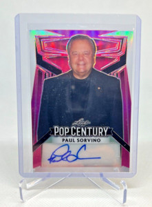 2023 Leaf Pop Century PAUL SORVINO Prismatic Pink AUTO 4/10 #BA-PSA1