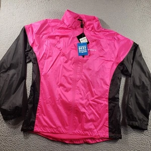 Chaqueta cortavientos Muddy Fox para mujer 3XL US 16 UK 20 rosa cremallera completa ciclismo informal - Imagen 1 de 14