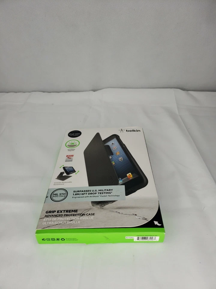 he Belkin Grip Extreme Advanced Protection Case for iPad mini in black - Image 1 of 3