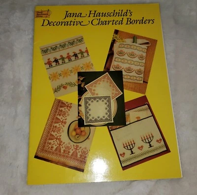 JANA HAUSCHILD'S Decorative Charted Borders Cross Stitch Pattern book - Image 1 of 2