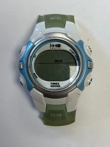 TIMEX Sports 1440 Cyan Blue Plastic Digital Athletic Quartz Watch Ladies Unisex - Picture 1 of 8