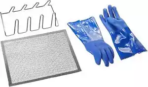 Masterbuilt Smoker & Grill Accessory Kit with Mat, Gloves & Rib Rack NEW - Picture 1 of 3