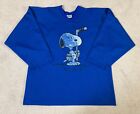 Vintage Hockey Jersey Blue Snoopy Peanuts Mens XL Retro VTG Worn Rangers Oilers
