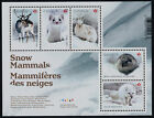 Canada 3275 Mnh Snow Mammals, Caribou, Fox, Lemming, Ermine, Hare