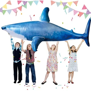 ILEISURELY Extra Large Inflatable Shark Pool Toy,79inch Shark Pool Birthday P... - Picture 1 of 7