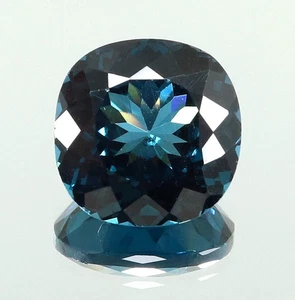 6.00 Ct Natural Paraiba Greenish Neon Blue Tourmaline Cushion Loose Gemstone - Picture 1 of 6