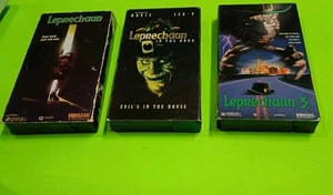 Leprechaun 1, 3 & In The Hood ( VHS Lot ) Horror Video Rare Vintage  - Picture 1 of 17