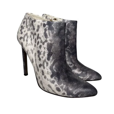 Botines Gucci Gloria Estampado Serpiente Cuero Punta Talla 37 Foto 1 de 4