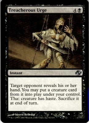 MTG Treacherous Urge NEARMINT NM / Magic The Gathering : Planar Chaos - Image 1 of 2