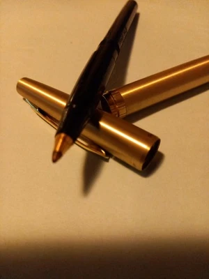 Kugelschreiber Vintage 60er Pentel excalibur Jahre Schreibfarbe Schwarz Gold - Bild 1 von 4