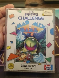PEPSI CHALLENGE MAD MIX GAME X COMMODORE 64 GIOCO ORIGINALE CASSETTA C64 - Afbeelding 1 van 13