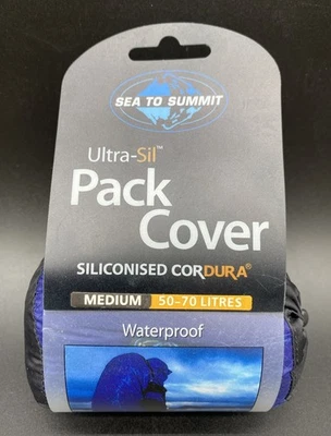 Sea To Summit Ultra-Sil Pack Cover Medium 50-70L Blue Backpacking Brand New - Image 1 of 4
