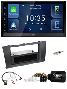 JVC DAB Bluetooth Lenkrad USB 2DIN Autoradio für Suzuki Swift 2005-2010 - Bild 1 von 11