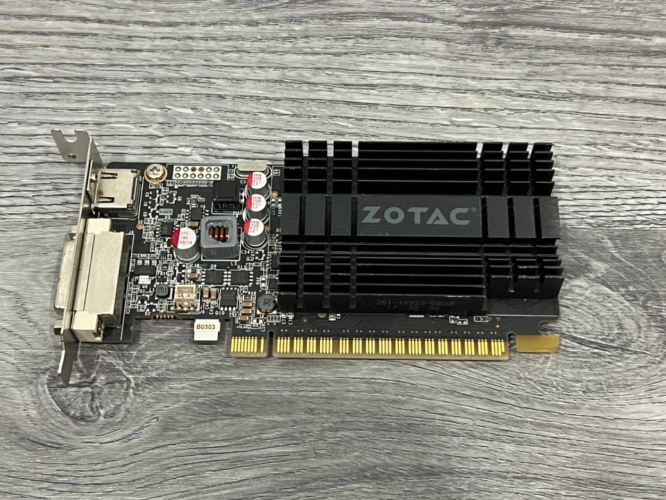 Zotac NVIDIA GeForce GT 710 LP 1GB - Tested - Image 1 of 3
