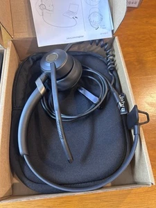 Jabra Engage 50 Wired Mono single ear Headset USB-C - W/ Jabra Engage Link NIB - Zdjęcie 1 z 5