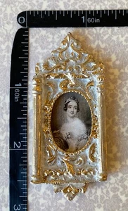 Puppenhaus Miniatur Gothic Viktorianischer Druck 18. Jh. Antik Bibel Exlibris - Bild 1 von 6