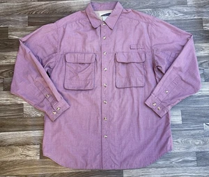 ExOfficio Buzz Off Insect Shield Repellent Shirt Mens Large Long Sleeve - Picture 1 of 6