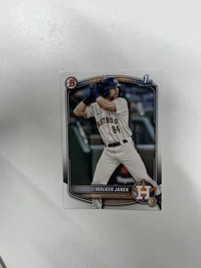 2025 Bowman Walker Janek 1° Bowman #BP-15 Houston Astros - Foto 1 di 2