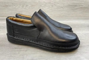 Zapatilla Mocasín Born Para Mujer Plana Sin Cordones Cuero 6 Negros Informales Confort Zapatos - Imagen 1 de 11
