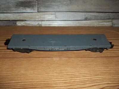 American Flyer S Gauge - 42597 C.&N.W.RY. Flat Car AS-IS #1 - Image 1 of 3