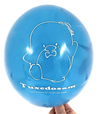 Globos de esmoquin Sanrio 3 piezas látex azul 2012 sin usar - 9”H x 8”W Foto 1 de 2