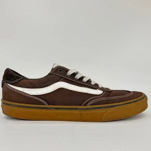 VANS Brooklyn LS Sneakers Mens 10 Brown Canvas Turkish Coffee Gum VN000D7QD4C - Picture 1 of 11