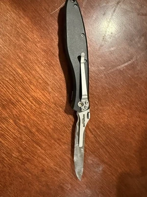 Havalon Piranta Knife Liner Lock Quik Change Replaceable Blade Black - Image 1 of 4