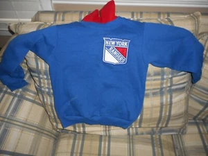 New York Rangers blue youth sweatshirt sz M-Y - DSCN1669 - Picture 1 of 1