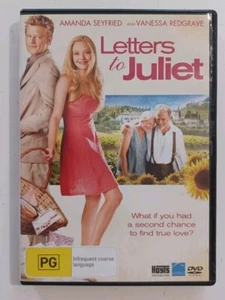 Letters to Juliet DVD Region 4 VGC Amanda Seyfried Vanessa Redgrave Free Postage - Picture 1 of 7