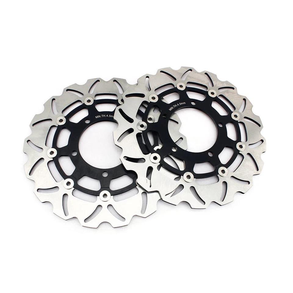 Pair Front Brake Rotors Disc for Suzuki GSXR750 GSXR600 2006 2007 GSXR1000 05-08 - Image 1 of 4