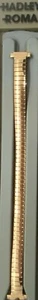 NEW HADLEY ROMA EXPANSION Ladies Watch Band GOLD Bracelet Fits 8-11mm Lugs - NOS - Picture 1 of 6
