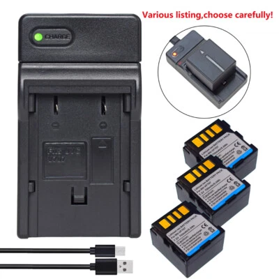 Battery or Charger for JVC BN-VF707 GZ-MG27E MG27U GZ-MG20E GZ-MG21 GZ-MG24EK