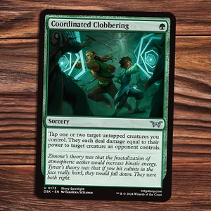 Coordinated Clobbering - Duskmourn - MTG - Picture 1 of 1