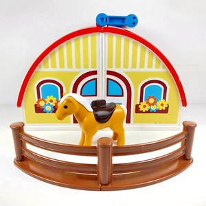 Playmobil 1.2.3 Ferme Transportable 6778 Take Along Barn - Imagen 1 de 4