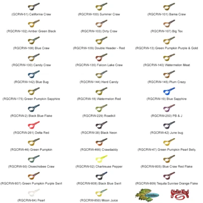 Strike King Rage Tail Craw RGCRW Jig Trailer Soft Plastic Baits - Image 1 of 4