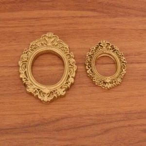 Resin Doll House Mini Picture Frame Vintage Simulation Picture Frame 1:12/1:6 - Picture 1 of 14