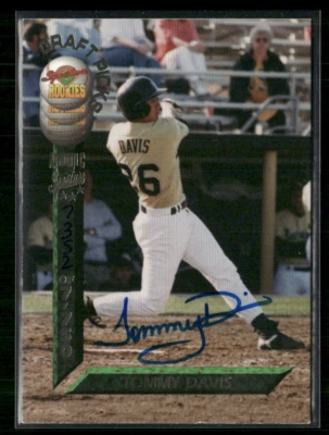 Tommy Davis 1994 Signature Rookies Auto /7750 - Image 1 of 2