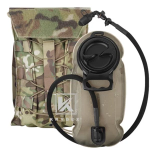 KRYDEX 1.5L Water Bladder Tactical Hydration Pack MOLLE Panel for Vest MC Camo - Picture 1 of 16