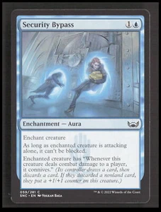MTG Security Bypass 59 Common Streets of New Capenna Card CB-1-3-B-25 - Picture 1 of 7
