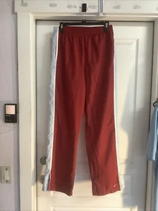 Vintage Nike Track Pants Women’s Size Medium 8-10 Red/Blue Drawstring 224326 - Picture 1 of 9